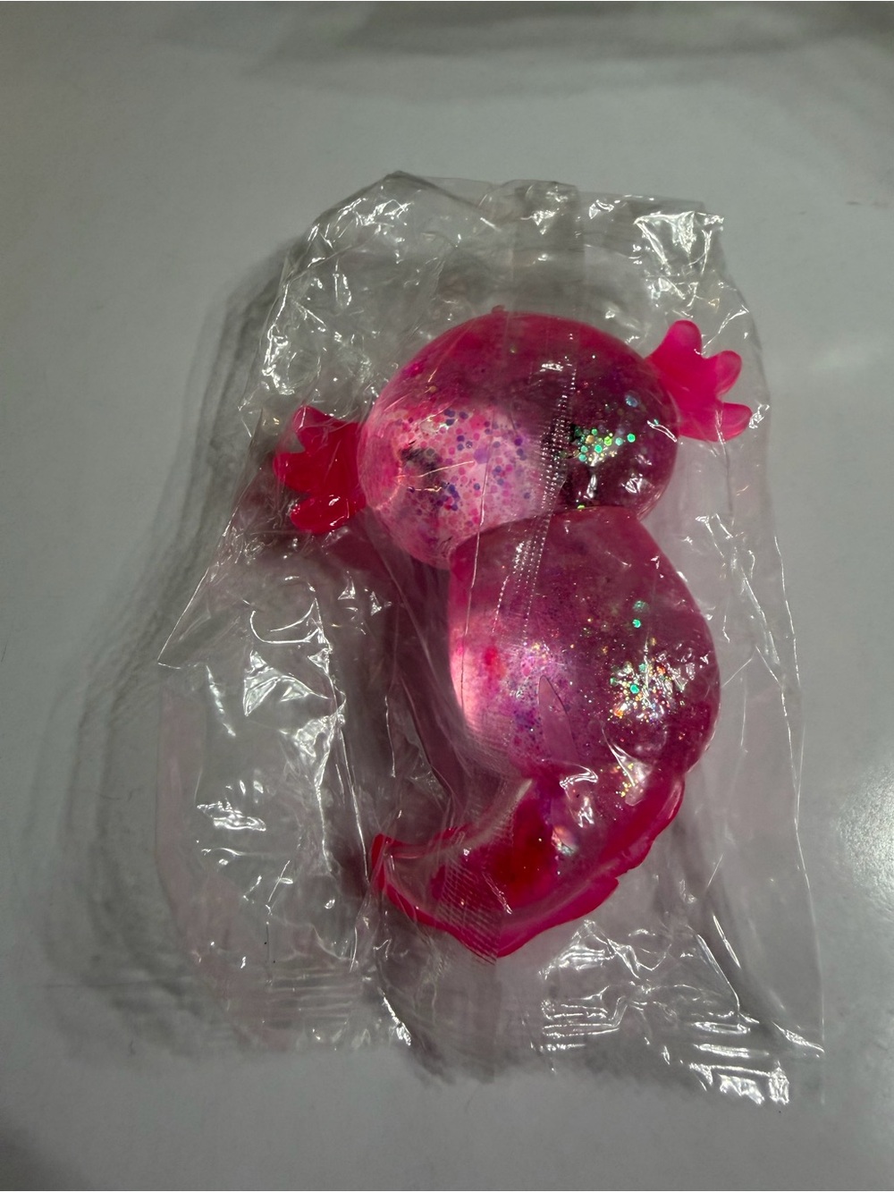 Kids Pink Axolotl Squishy Toy - Picture 2 of 2